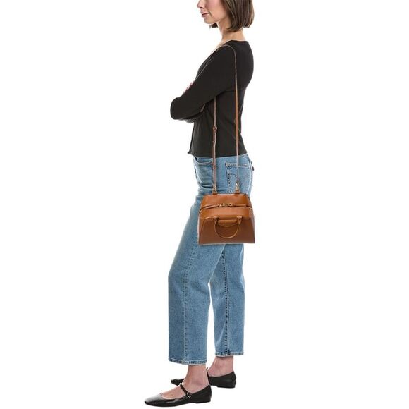 Givenchy Antigona Cube Mini Leather Bag, Brown - Picture 4 of 5